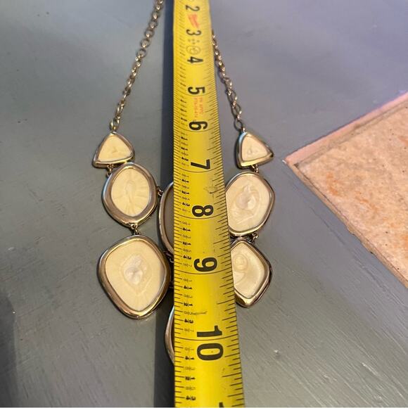 Stella & Dot Gold Tone Statement Necklace - Picture 6 of 6